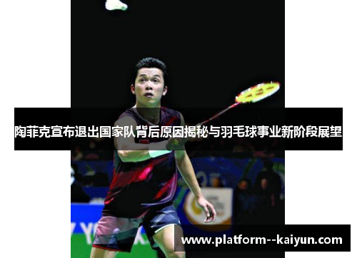 陶菲克宣布退出国家队背后原因揭秘与羽毛球事业新阶段展望
